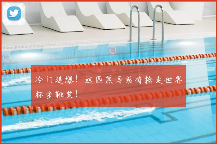 冷门迭爆!这匹黑马或将抢走世界杯金靴奖!